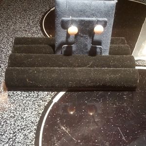 Pink Pearl stud earrings 10mm